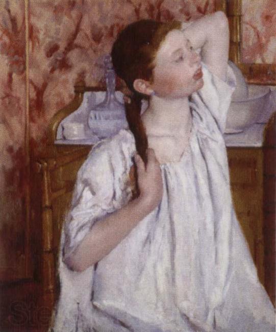 Mary Cassatt The girl do up her hair